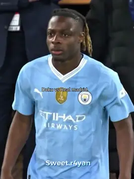 Doku vs real madrid 💀#doku#mancity#realmadrid#championsleague #fyp