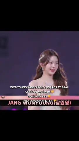 SO PROUD OF HER!!! - - #AAA #IVE #WONYOUNG #JANGWONYOUNG #asiaartistawards2025