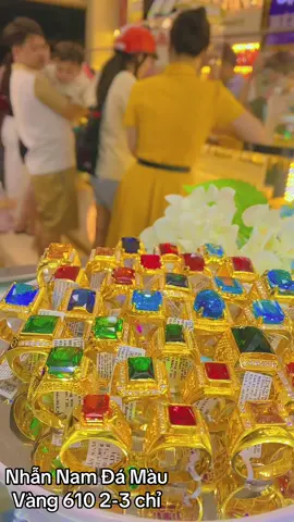 Nhẫn nam màu đỏ xanh đen #kimlan2binhminh #vang610 #tiemvang #vang18k610 #xuhuong #trending 