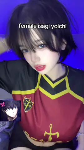 female isagi yoichi, kuy by 1 bola #shorthair #isagiyoichi #bluelock #cosplay #anime 