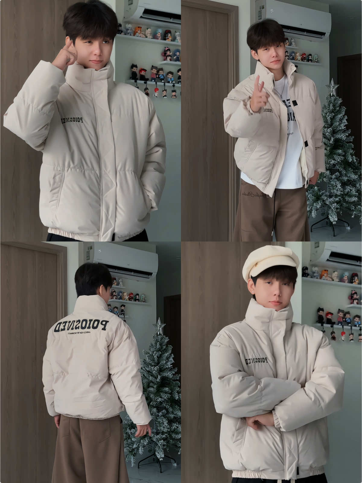 Vừa ấm vừa xinh thế này bỏ qua thì phí quá ýyy #dangmacdo #reviewdonam #aophao #phoido #outfit 