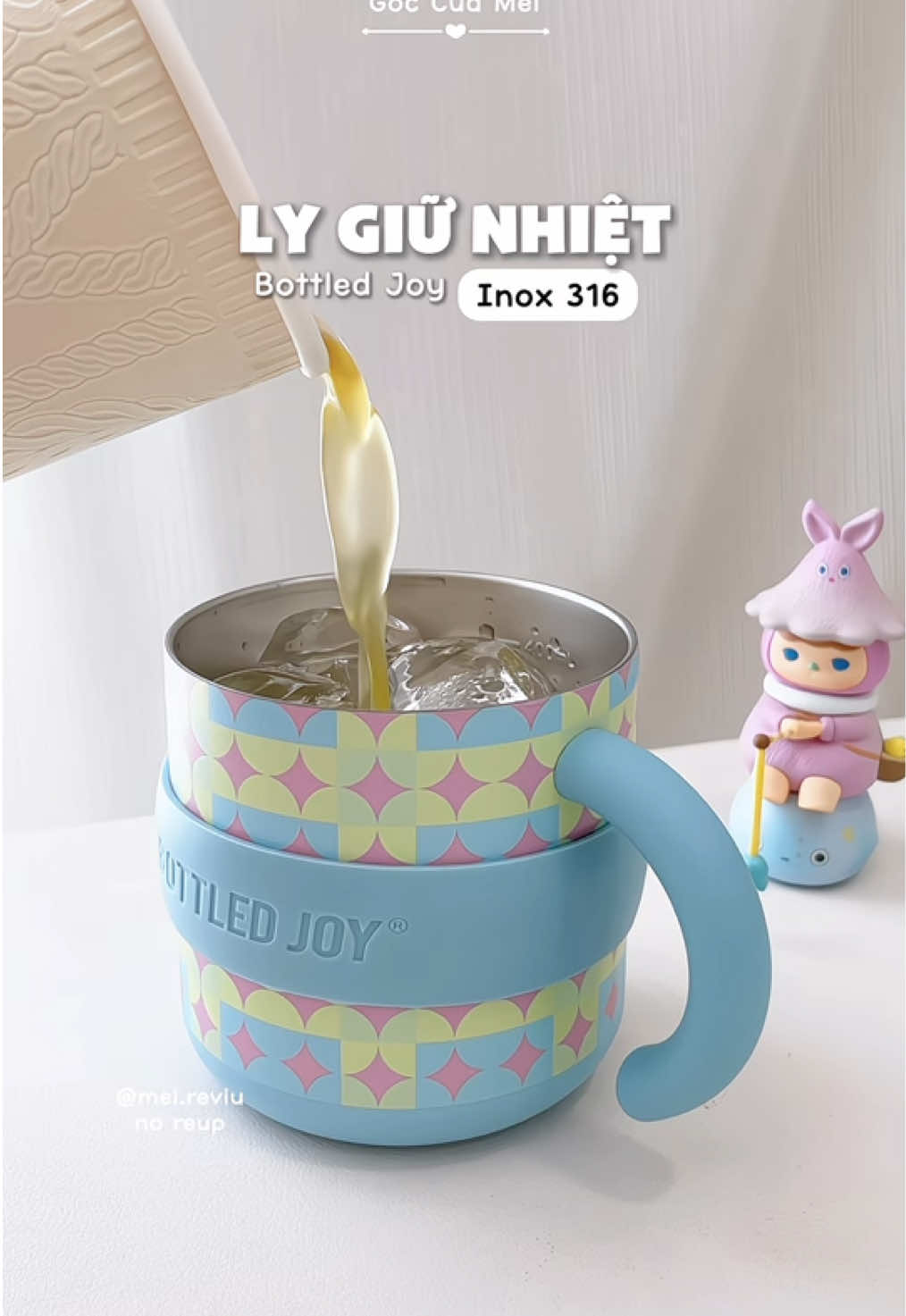 Thiết kế em này xinh thật sự í 💕✨ #cocgiunhiet #lygiunhiet #binhgiunhiet #lygiunhietinox316 #lyuongnuoc 