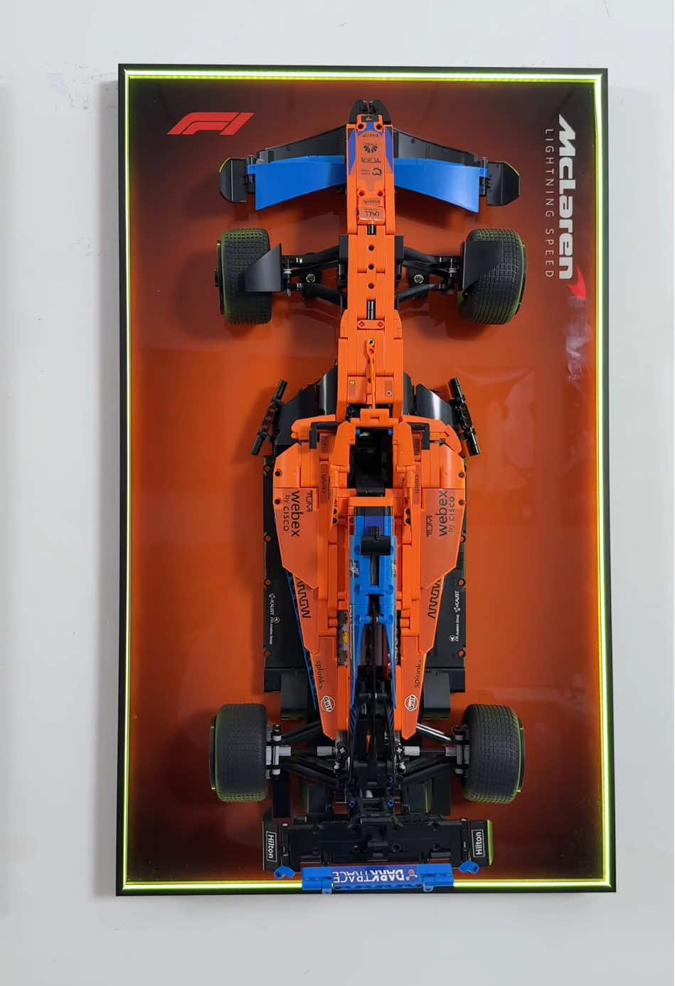 Lego McLaren display frame is so cool#icuanuty #lego #formula1 #f1 #legodisplay 