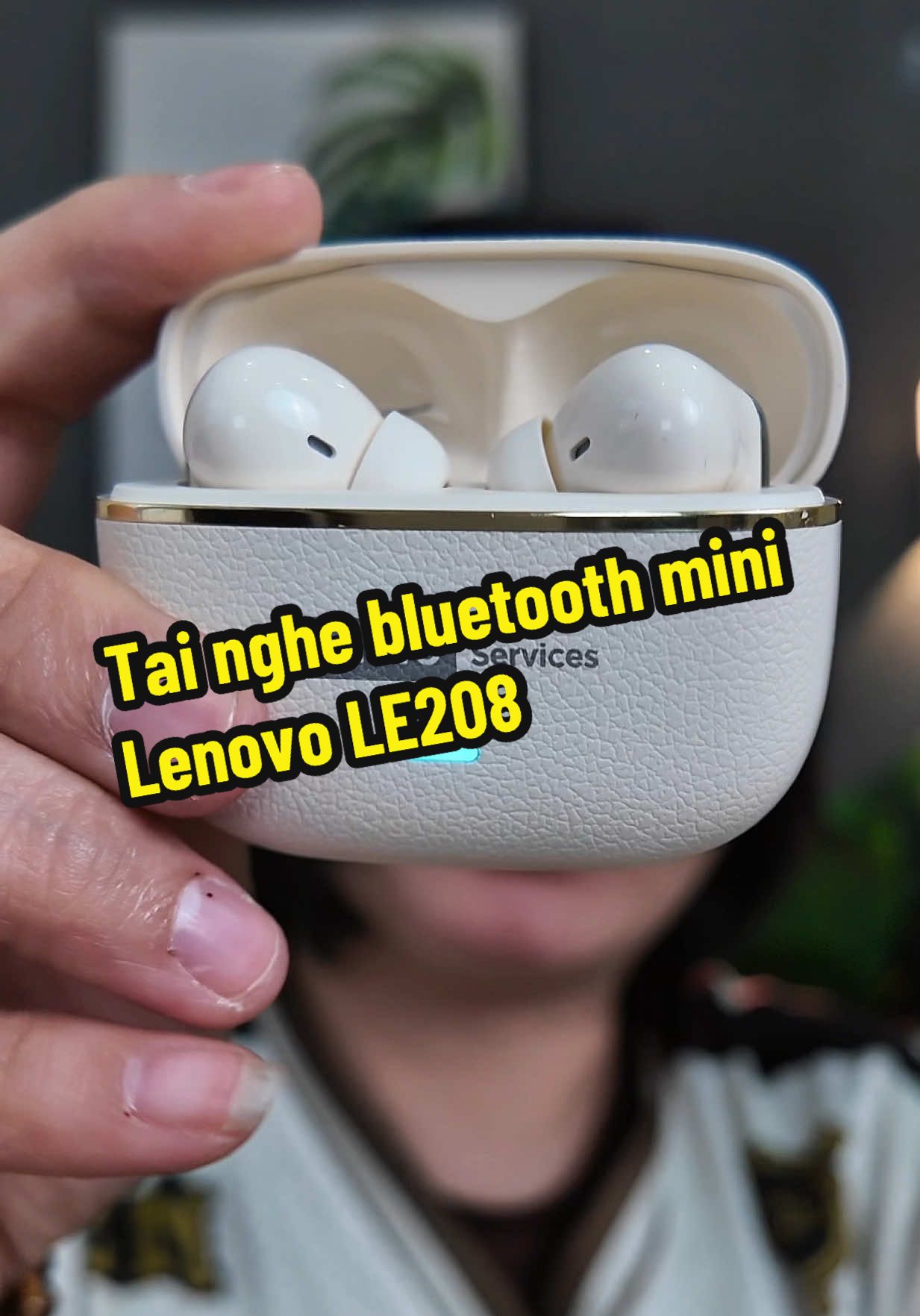 Tai nghe bluetooth mini Lenovo LE208  #tainghe #tainghebluetooth #tainghekhongday #tainghemini #nabeodaily 