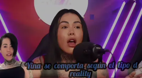Cada reality tiene un comportamiento distinto en uno es villana en otro no tanto @Yinacalderonoficial 