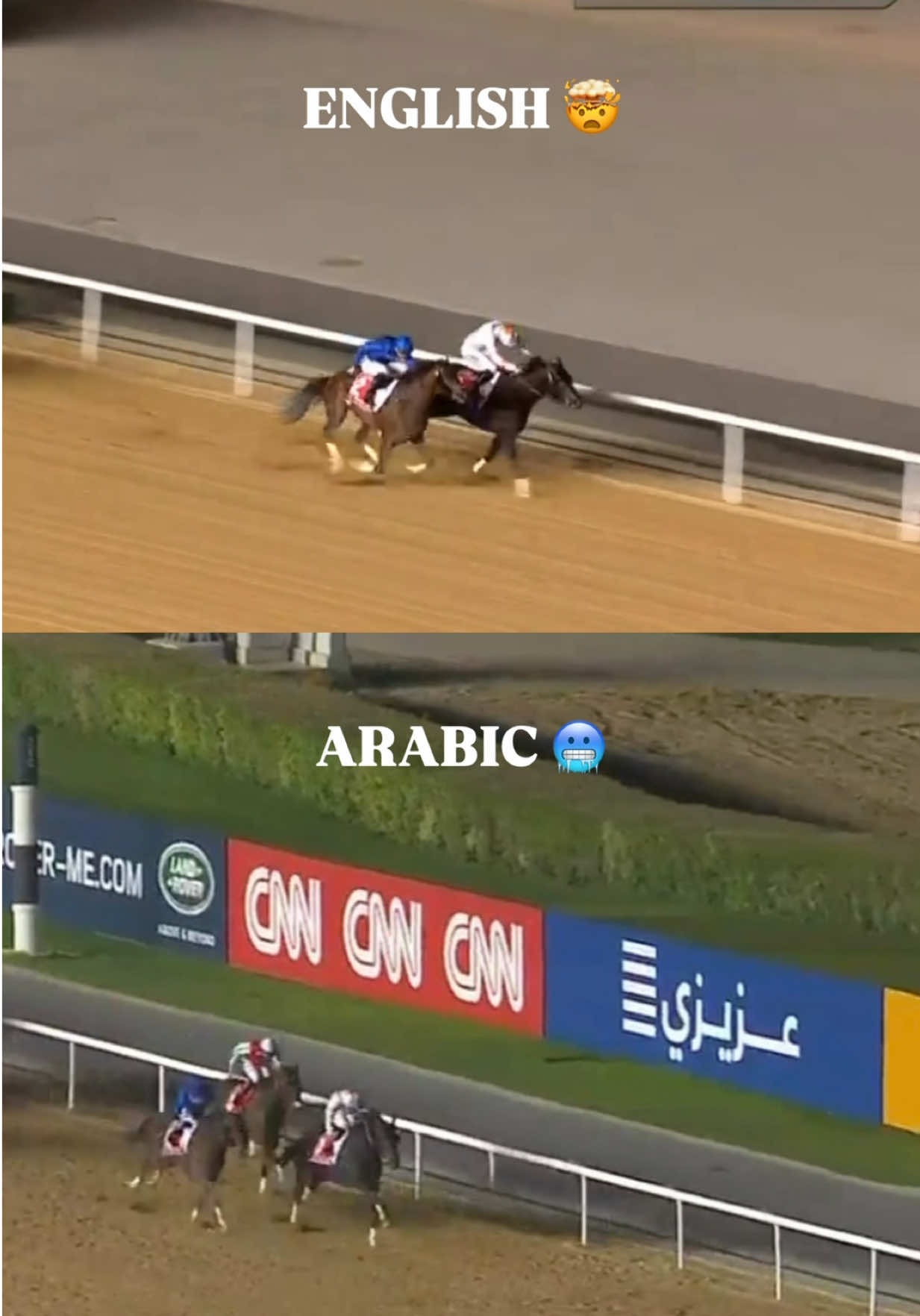 Two calls. One legend — Thunder Snow the ONLY dual #DWC winner in history 🏆  #MeydanRacecourse #DubaiWorldCup 