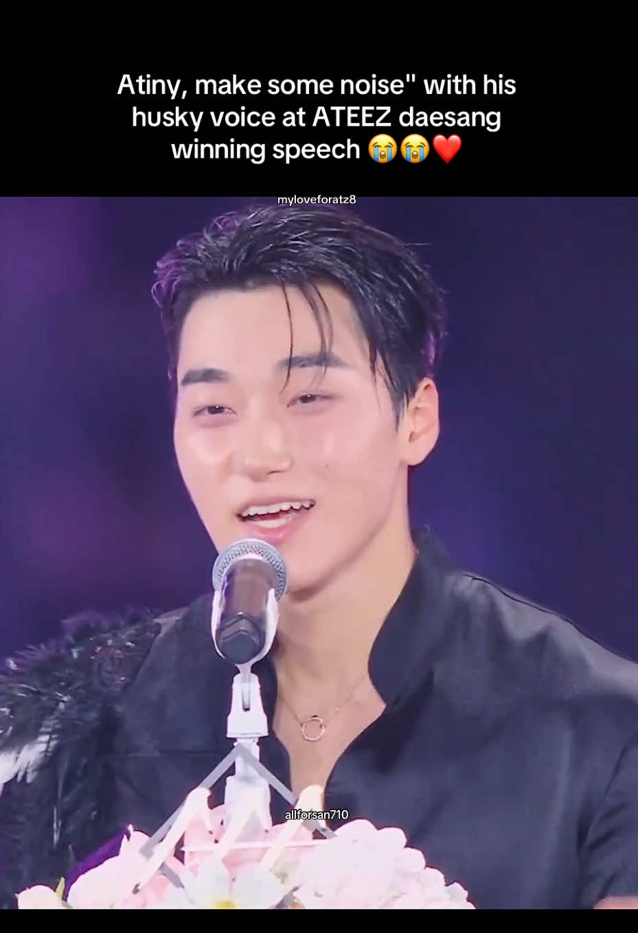 HIS VOICE OMG #ateez #aaa2025 #8makes1team #choisanateez #choisan_ateez 