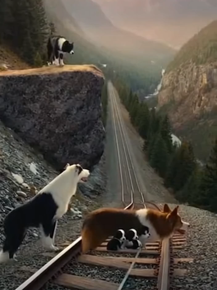 Evitando o atropelamento. #curiosidade #curiosidades #fofo #divertido #cachorro #cachorros #cachorrosdotiktok #animals