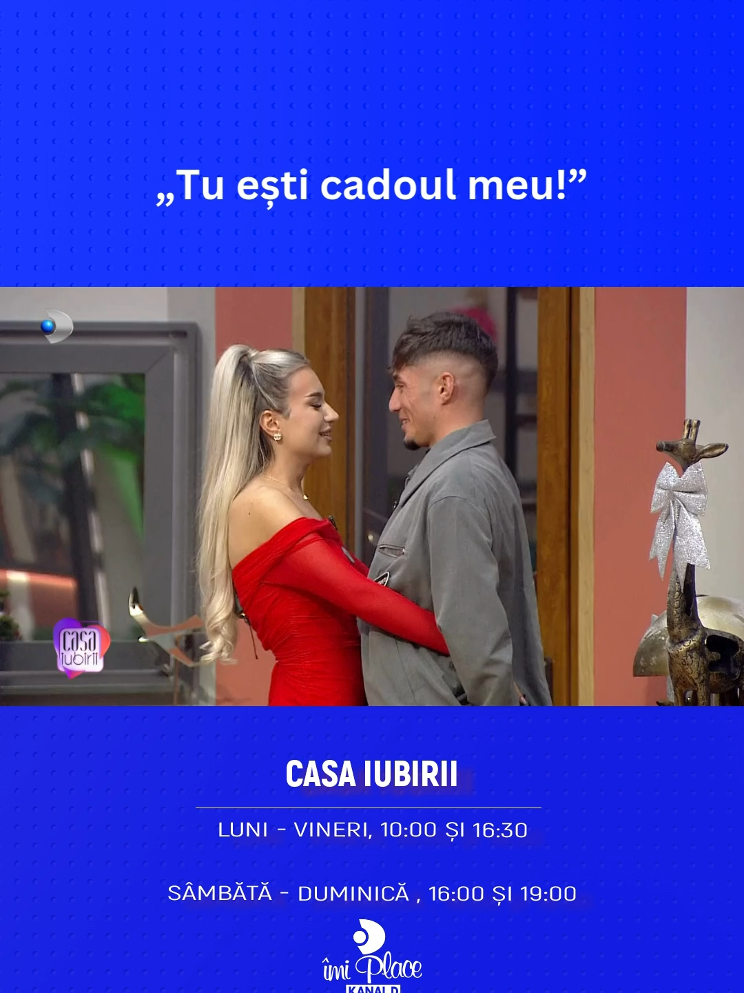 Naomi spune că Dorobanțu este cadoul ei de Moș Nicolae, iar cel mai mare cadou ar fi să se înțeleagă și mai bine pentru mult timp. 🎁 #casaiubirii #kanaldromania #showbiz