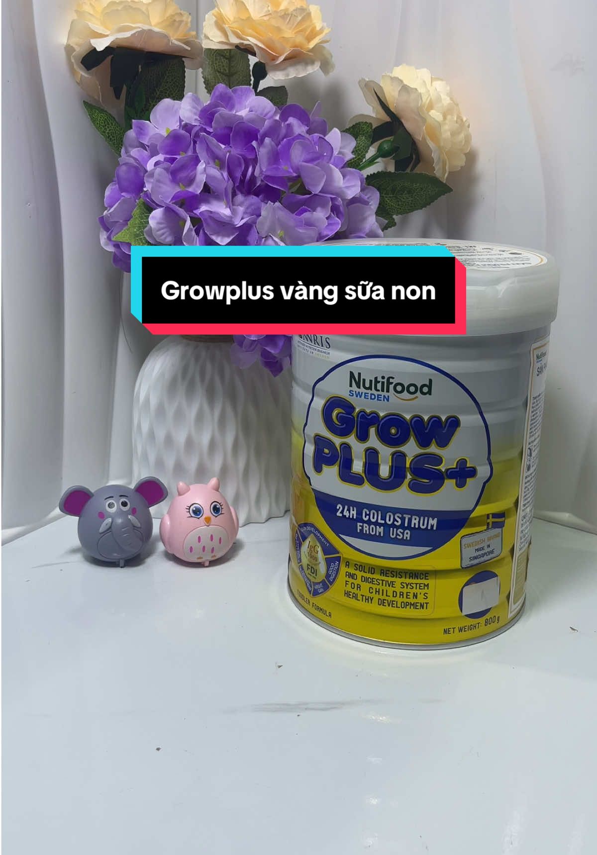 Growplus vàng sữa non sữa ngon mẹ chọn cho bé. Shop về đủ số mời ba mẹ chốt đơn #growplus #nutifood 
