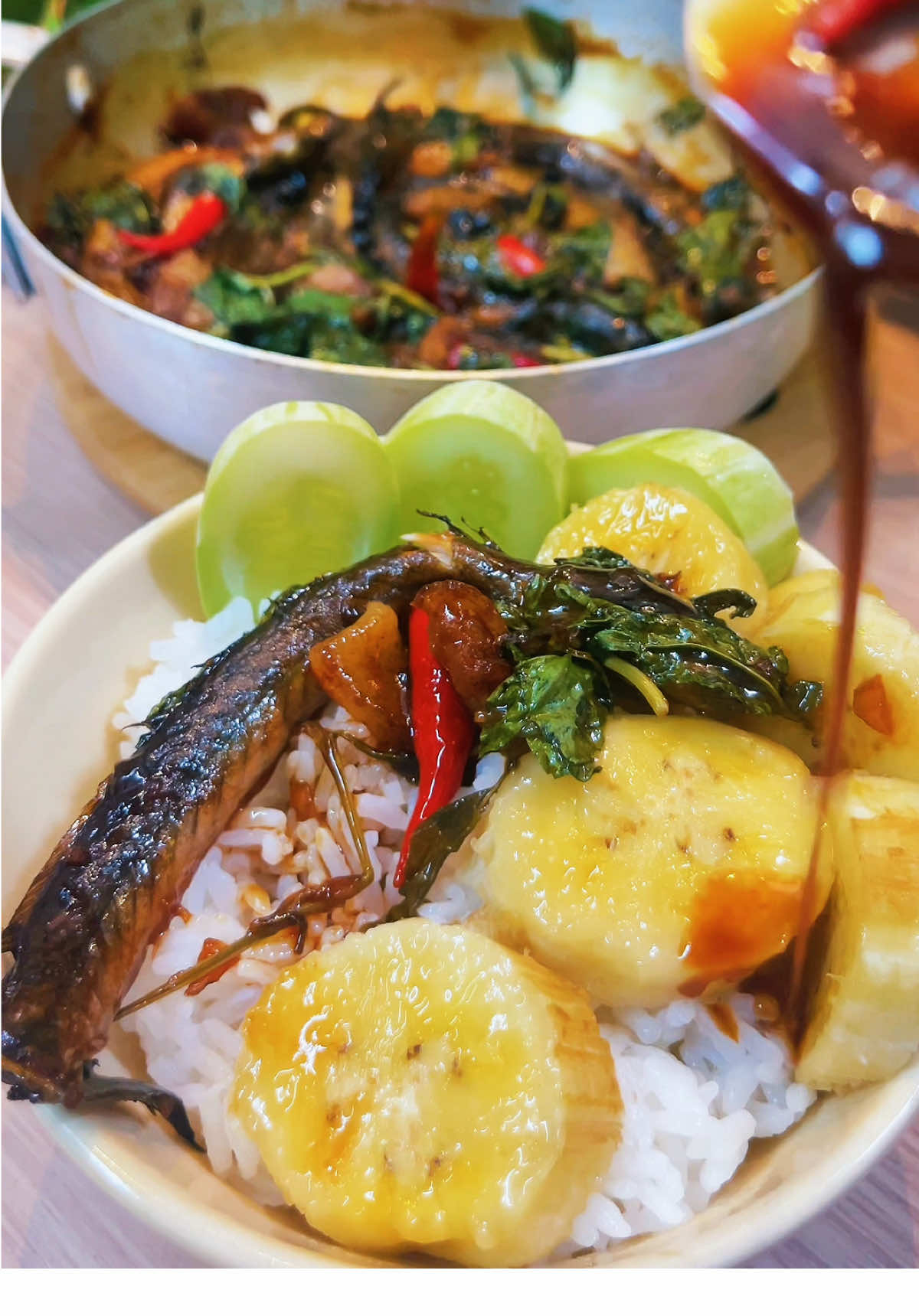 Cá kèo kho rau răm kiểu này ,ăn kèm 🍌 ngon thuyệt á chớ #ancungtiktok #cakeokhorauram #comnha #nauan #emlakhongthe 