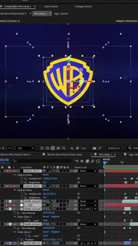 Comenta “BTS” se quiser ver os bastidores 🎬👇 E já salva a lista de efeitos que usei: 1️⃣ 3D nativo do After Effects 2️⃣ Optical Flares (Video Copilot) 3️⃣ Deep Glow 4️⃣ Trim Path 5️⃣ Stroke Já que a Netflix tá comprando a Warner, ficou impossível não transformar essa notícia em animação. E você, como faria esse morph no After Effects? 🔥 #netflixbrasil #warnerbros #logoanimation #aftereffects 