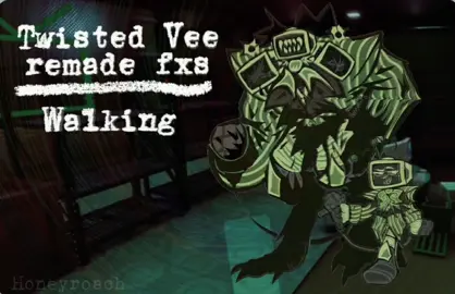 I gave her a bunch of sound effects that were related to a cop radio because I like to think one of the last things that she recorded/remembers before GardenView was closed was the cops talking now she just uses it to communicate in her twisted form because of her voice box being mostly destroyed 💔 #Dandysworld #Vee #Twistedvee #roblox #fanart 