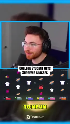 College Student Gets Supreme glasses