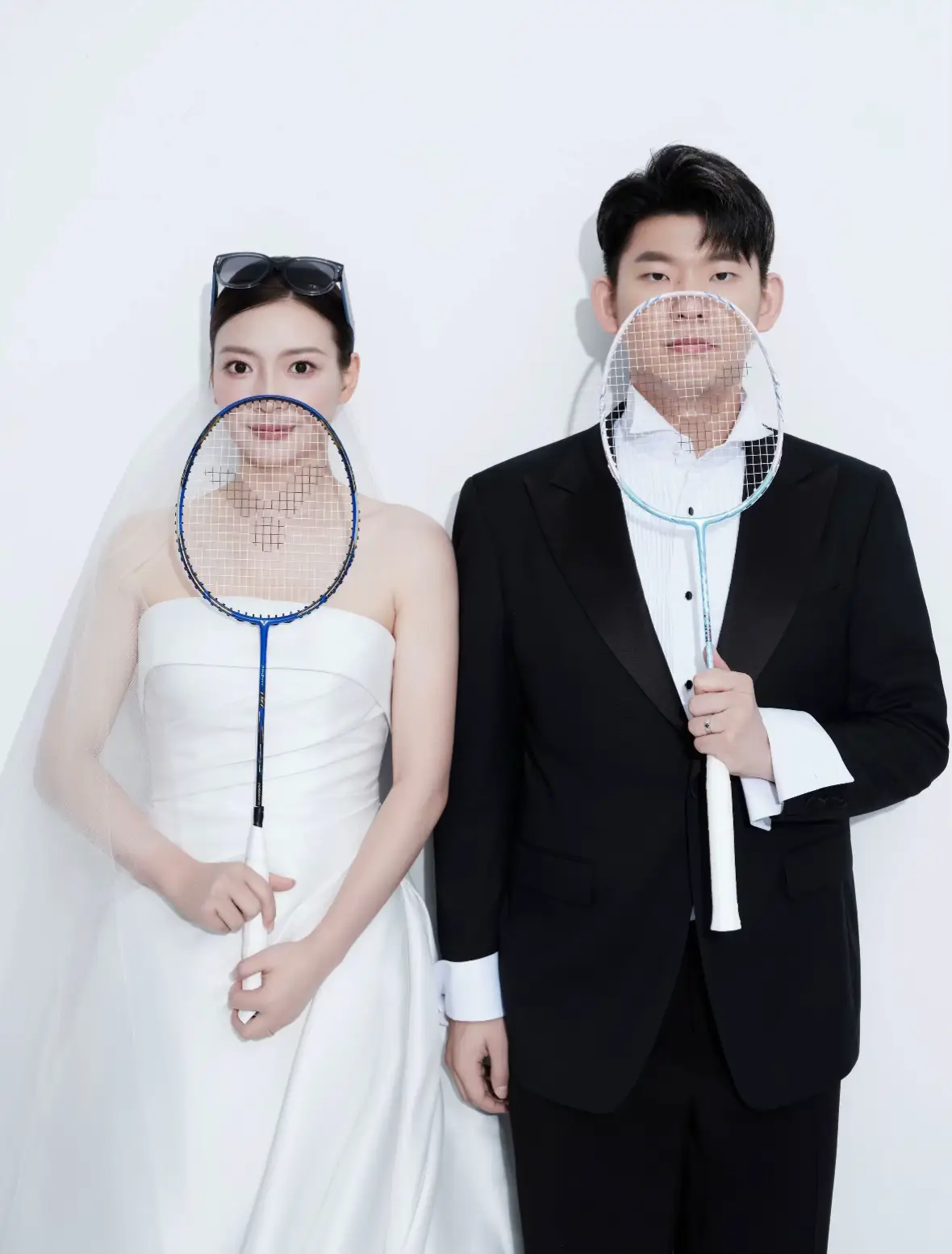 Các bác tham khảo ảnh cưới nè 😆😆 #moibadminton #cầulông #caulongthegioi #huangyaqiong #mecaulong 