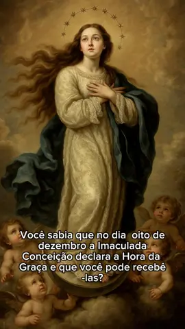 A Hora da Graça é real. 08 de dezembro, meio-dia. Abra o coração. 🙏✨ #HoraDaGraça #RosaMística #NossaSenhora #ImaculadaConceição #Fé    