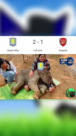 ဗီလာနဲ့အတွေ့မှာ တီတီတာတာနဲ့ ဆင်ကလေး ချော့သိပ်ခံလိုက်ရပါပြီ 🤣 #fyp #foryourpage #foryou #funny #footballfunny #kaungliketrollfootball #Arsenal 