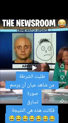 #comedia #مقاطع #مضحكة  طلبت الشرطة من شاهد عيان أن يرسم صورة لسارق 😂😂😂😂😂 😂😂😂