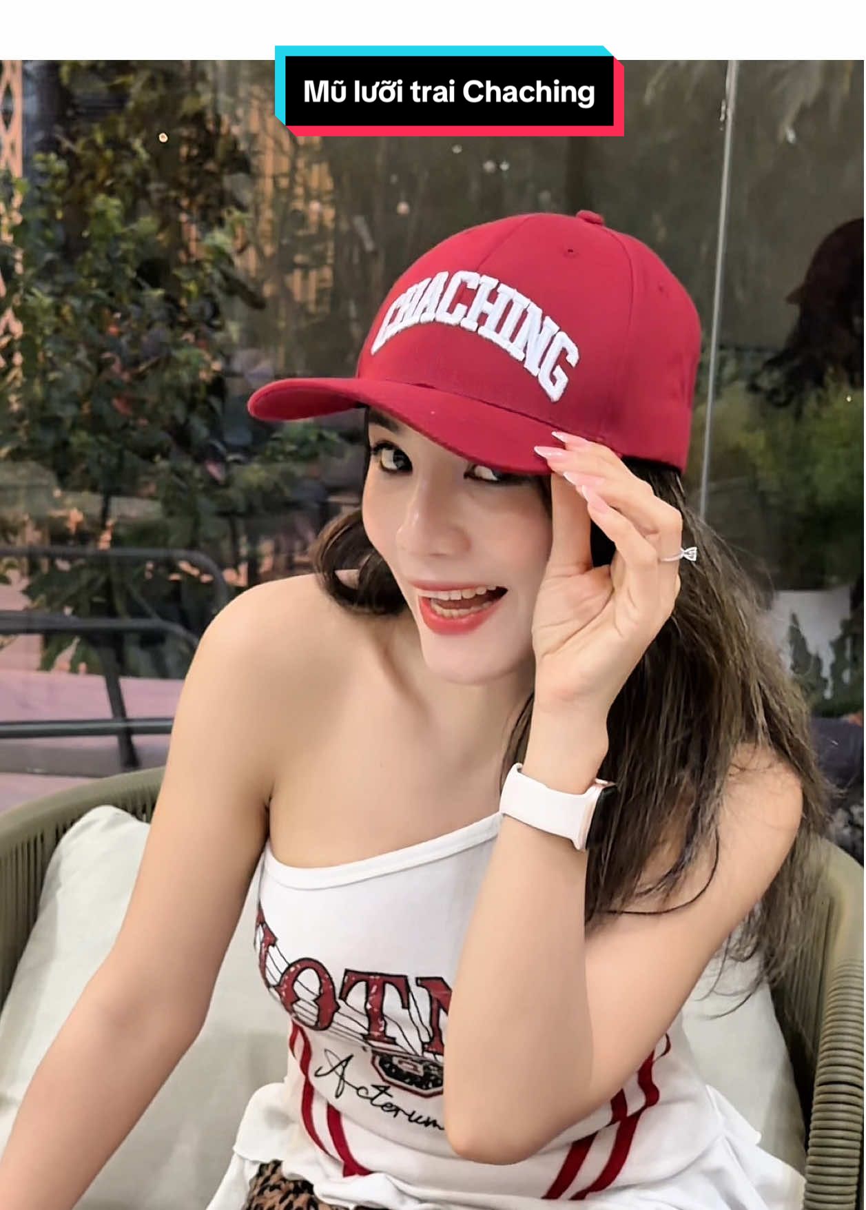 Mũ lưỡi trai Chaching#nangtho9x #muluoitrai #chaching @Chaching.brand #mudep 