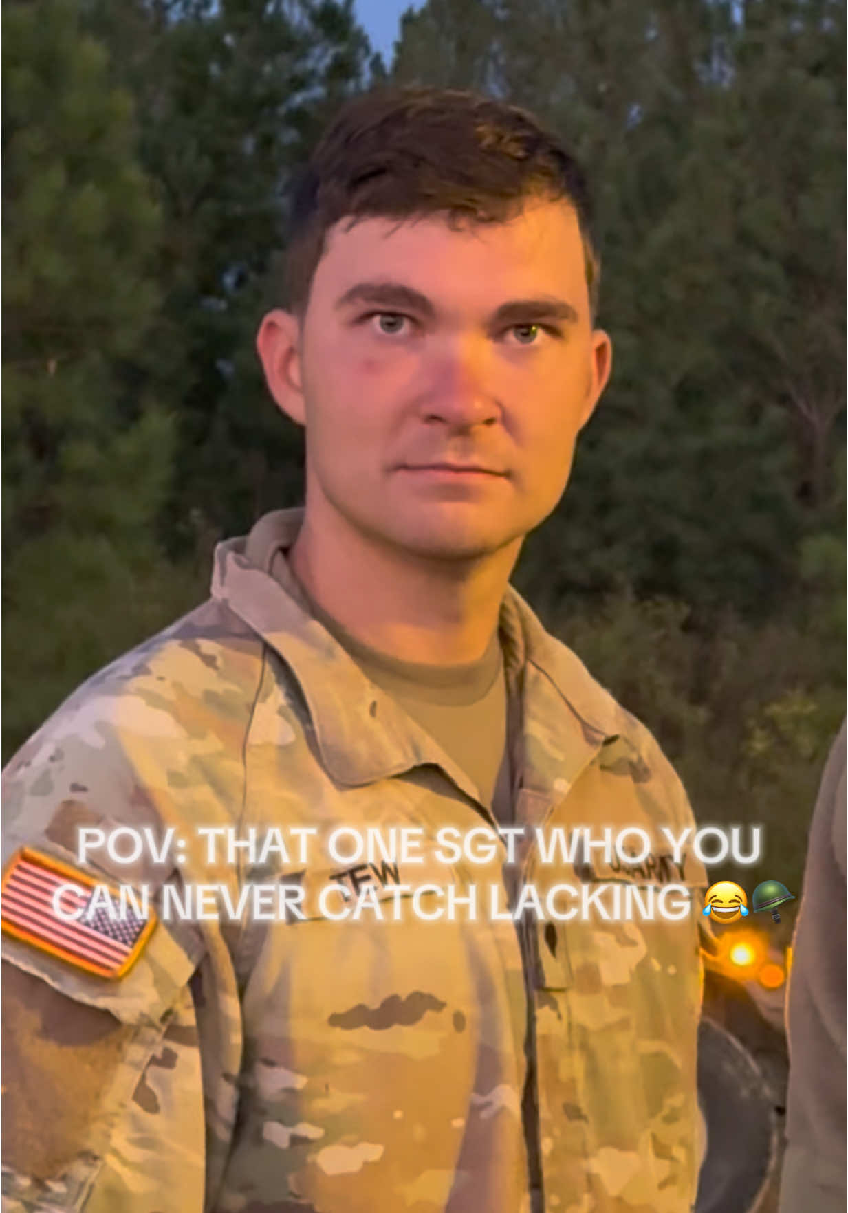 SGT YOU GOT TO CHILL BRUTHA 😂🪖 #tiktokmiltok😂 #armytok #armycomedy #fyp #miltok 