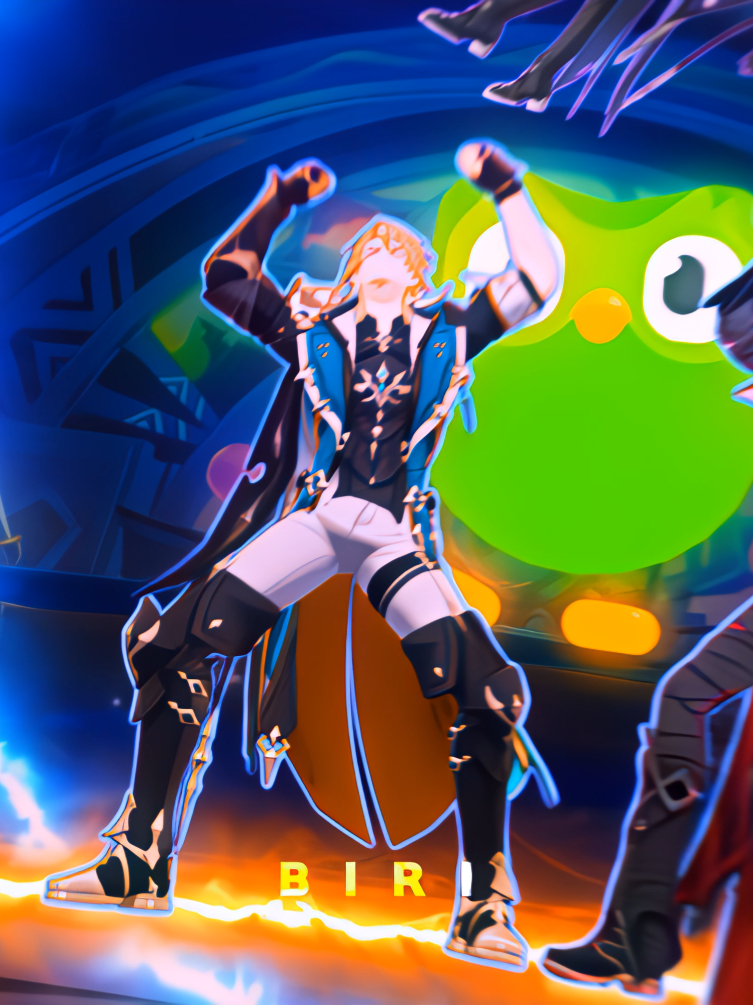 Great to see you again, Duolingo! #GenshinxDuolingo #GenshinLunaIII #genshin #GenshinImpact #genshinimpactedit #hoyocreators #fyp #viral