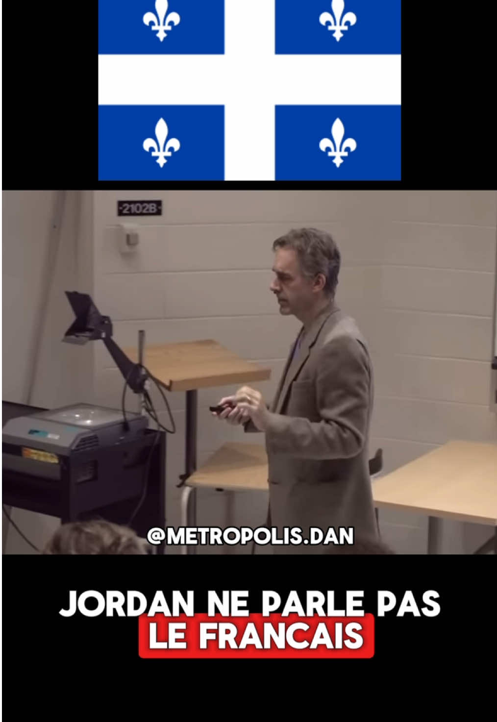 🚨 OUI 🇫🇷 #jordanpeterson #joeroganpodcast #jordanpetersonmemes #montreality #duolingo 