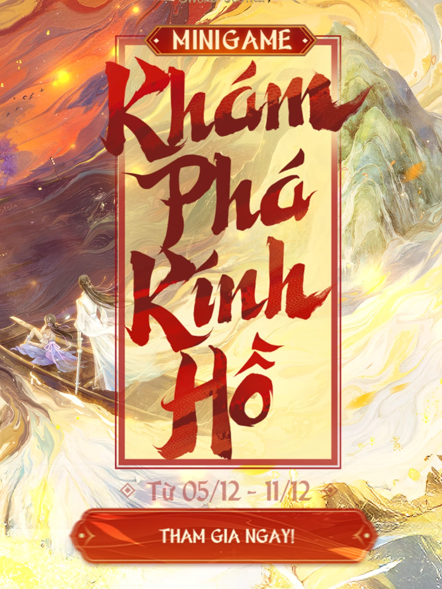 [MINIGAME] KHÁM PHÁ KÍNH HỒ 🌅 Các Thiếu Hiệp đã dừng chân thưởng ngoạn phong cảnh tại map mới Kính Hồ - Thủy Hạ Ảo Cảnh chưa? Hứa hẹn là một địa điểm siêu lung linh và huyền ảo cho các Thiếu Hiệp khám phá và sống ảo! Hãy tới Kính Hồ thả dáng, khoe góc đẹp và rinh quà liền tay thoaiii   ⏳THỜI GIAN DIỄN RA đến 23:59 ngày 11/12/2025 CÁCH THAM GIA MINIGAME: 1️⃣ Follow TikTok Nghịch Thủy Hàn và thả tim video này. 2️⃣ Vào map Kính Hồ, chụp ảnh hoặc quay video tại bất kỳ địa điểm đẹp – độc – thú vị. 3️⃣ Tại phần bình luận dưới bài post sự kiện, hãy comment như sau: Tag 01 người bạn + Một câu mô tả ngắn: “Cảm nghĩ hoặc vì sao bạn chọn góc chụp này tại Kính Hồ?” >> Kèm 01 Hình Ảnh/Video nhân vật của bạn đang khám phá map Kính Hồ 4️⃣ Điền thông tin tham gia tại tiểu sử để có cơ hội nhận thưởng 🎁 PHẦN THƯỞNG: 20 Thiếu Hiệp may mắn khi tham gia hợp lệ sẽ nhận 01 thẻ tháng. LƯU Ý QUAN TRỌNG: - Bình luận tham gia bắt buộc đầy đủ các thông tin: Hình ảnh/Video tại map Kính Hồ + Nội dung chia sẻ đúng yêu cầu. Thiếu 01 trong các yếu tố trên sẽ không được tính tham gia hợp lệ. - Mỗi tài khoản chỉ được tham gia 01 lần duy nhất trong suốt thời gian diễn ra minigame. - Không chấp nhận hình ảnh/clip lấy từ Internet, chỉnh sửa, sao chép từ tài khoản khác hoặc không phải do chính người chơi thực hiện. - BTC có quyền hủy kết quả nếu phát hiện gian lận dưới bất kỳ hình thức nào. - Quyết định của BTC là quyết định cuối cùng. #NghịchThủyHàn #Swordofjustice #VNGGames #NetEase #KhamPhaKinhHo