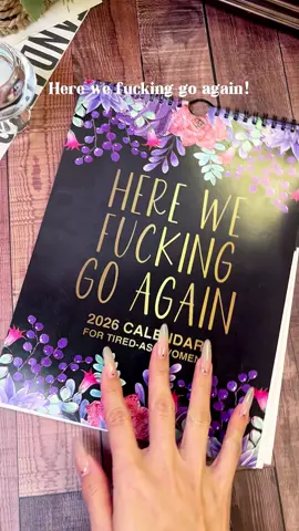 Get ready for 2026 with the ultimate dose of humor and realness! The 'Fuck It Calendar' and 'Here We F***ing Go Again Calendar' are perfect for tired-ass women who need a good laugh and a little bit of sass every day. #TiredAssWomen #2026Calendar #HumorForWomen #realtalk #EmpoweredWomen