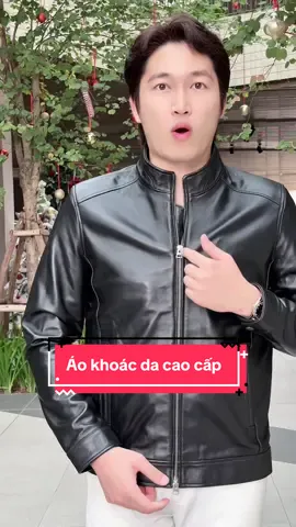 Áo khoác da cao cấp #tikhub #xuhuong #thoitrangnam #aokhoacnam #aokhoacda 