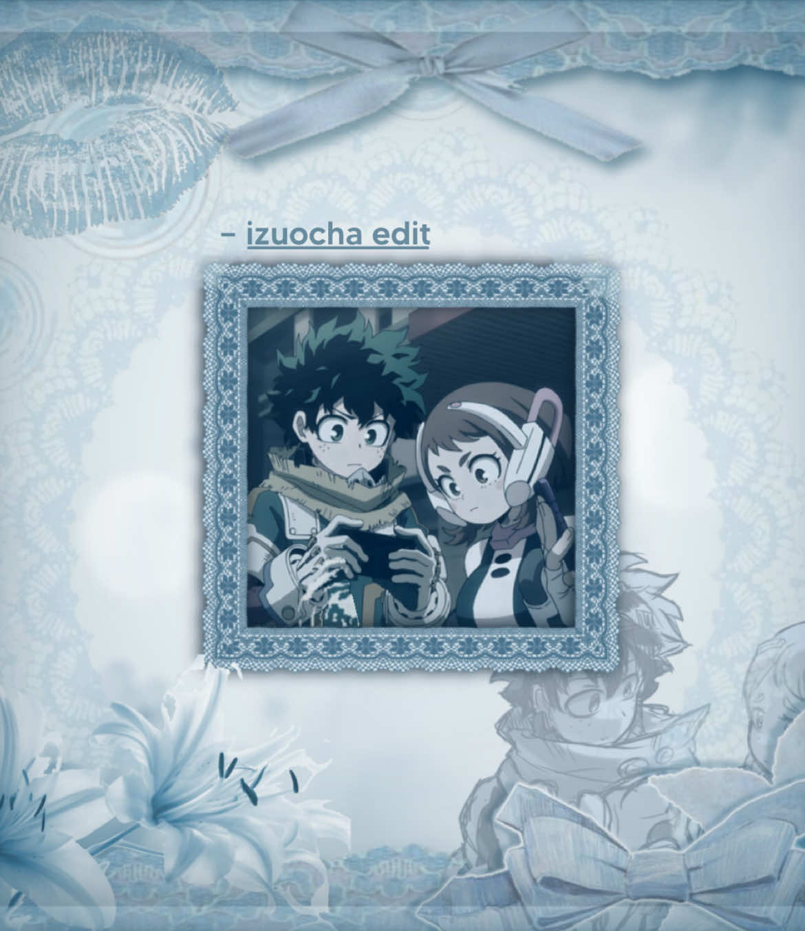 ⋮ ⌗ ┆[ #IZUOCHA ] ﾒ૦ﾒ૦🍡   ⸝⸝ what a great day to be a multi shipper🥹🥹 THIS WAS SO CUTE I CANT. — i genuinely made this as fast as i could but it still wasn’t fast enough💔 || #izukumidoriya #ochakouraraka #animeedits #mha 