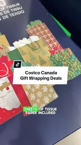 New Costco Canada Finds for gift wrapping! #livingonaloonie #canada #costcocanada 