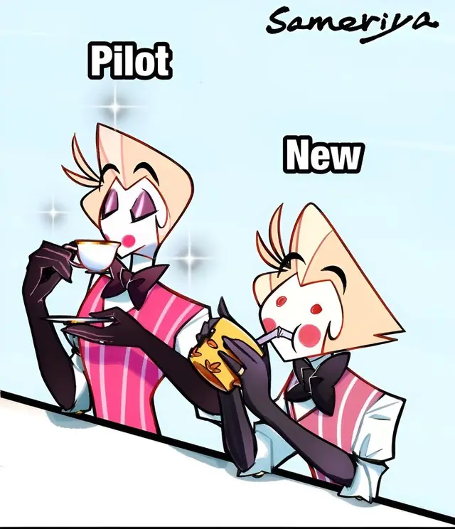 soooo heres my view if pilot Luvifer meet the new Lucifer kinda thing and how they would act around to be honest but uh yeah you guys can recommend me more content too upload btw this might be last video for today guys#hazbinhotelfanart #hazbinhotelfanart #hazbinhotel #lucifer #pilot 