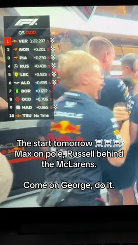 George Russell you have one job. #fyp #mercedesf1 #russell #norris #verstappen 