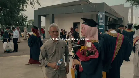 figura seorang ayah sangat penting & tinggi di hati para anak perempuannya walaupun kasih sayangnya tidak pernah ditunjukkan tapi he's always there for you ❤️  congrats again to both @aisyah🦢 & @c.hzrina fly high duo siblings ✨❤️  #aiteam #aiaisyah #airina #dad 