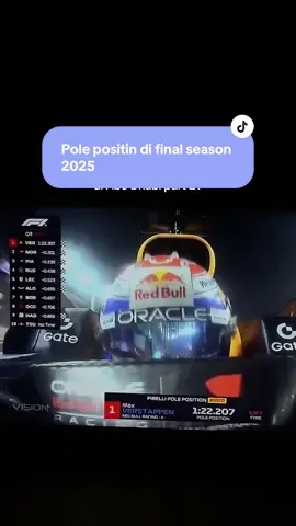 Dan yak max pole position kita liat besok drama apalagi yang akan disajikan🔥 definisi caci tak tumbang dihina semakin tinggi harapan org🙏🏻😮‍💨 #maxverstappen #formula1 #redbullracing #abudhabigp 