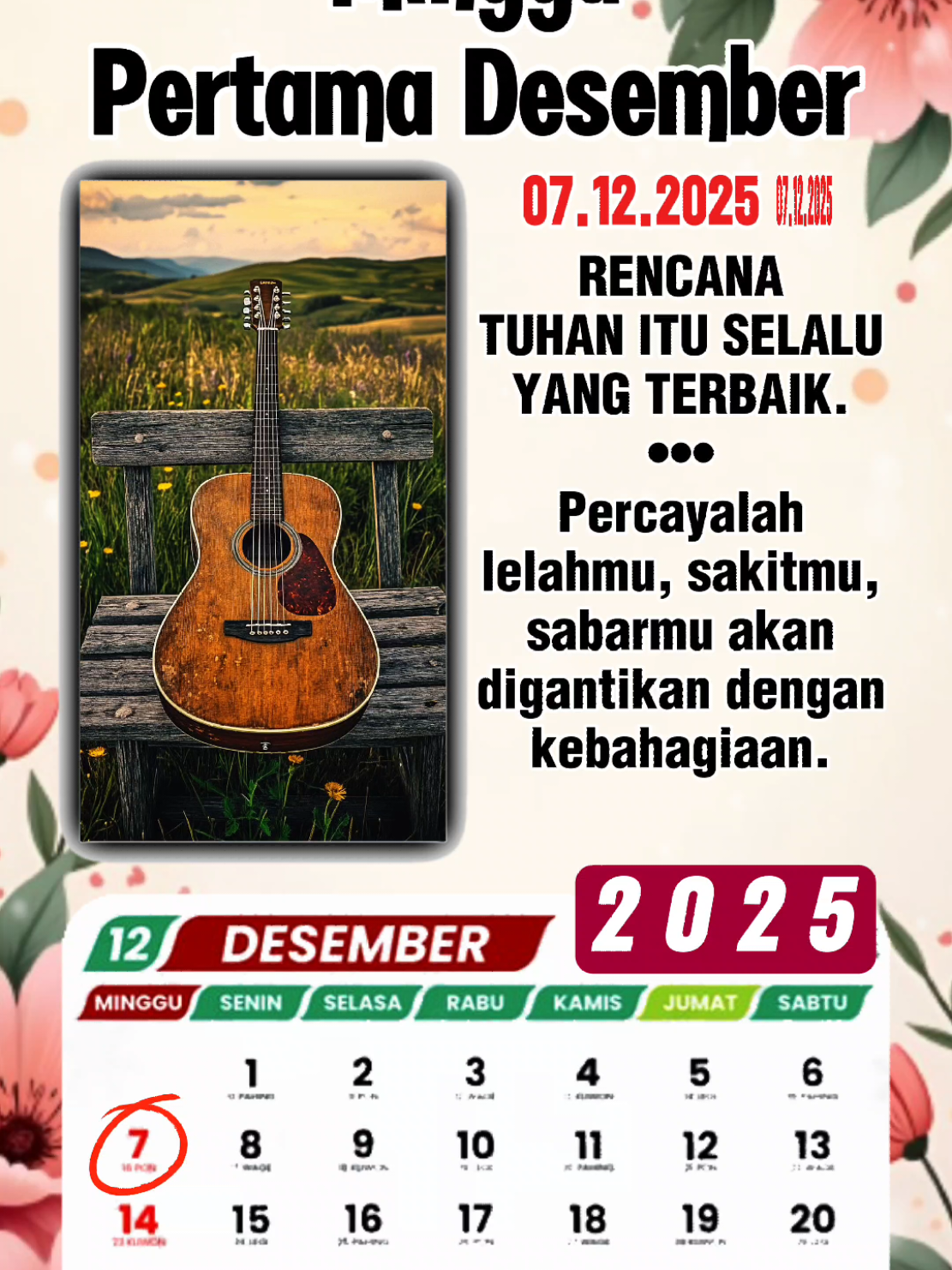 Minggu Pertama Desember .  .  .  .  . . #templatecapcut  #happysunday  #capcut #capcutpioneer #pioneertemplate 