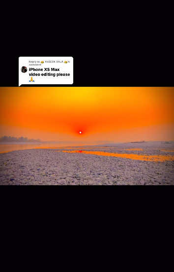 Replying to @👑 YASEEN RAJA 👑 check result iPhone XS Max video editing📲📷💔