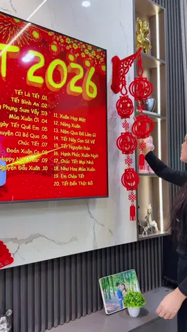 Đèn lồng trang trí Tết 2026  Treo cái này lên là hàng xóm chạy qua xin chỗ mua liền luôn #denlong #khanhdenlongtreotuong #xuhuong #tiktokshop1212 #trangtritet 