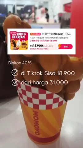 Momoyo Egg Waffle + Ice Cream #promomakanharian #promotiktok #eggwafflemomoyo  #momoyo  #promoakhirtahun 