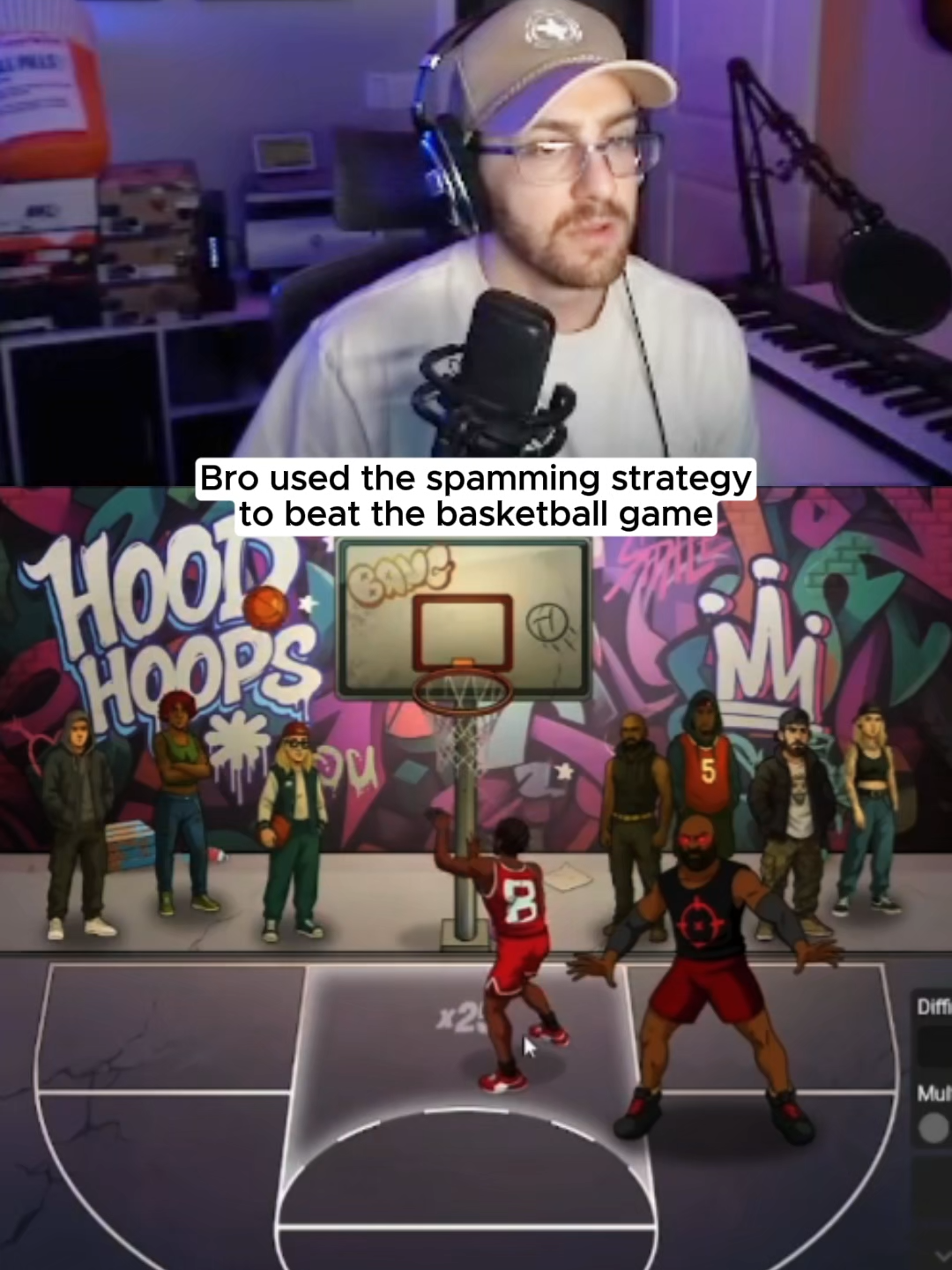 Bro used the spamming strategy