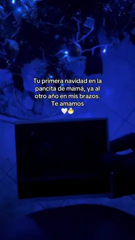 Escuchar tu corazoncito me hace feliz 🥹 #embarazada #bebeencamino #navidad #sueño #parati 