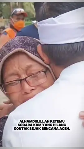 Alhamdulilah sodaranya KDM selamat, dan sudah ketemu🤲😥#kdm #dedymulyadi #fyp 