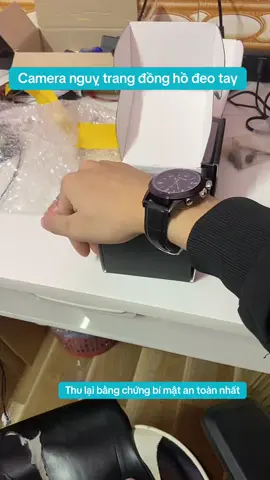 Camera mini nguỵ trang giấu kín trong đồng hồ đeo tay - chuyên thu bằng chứng#camera #cameranguytrang #cameragiaukin #cameradonghodeotay 