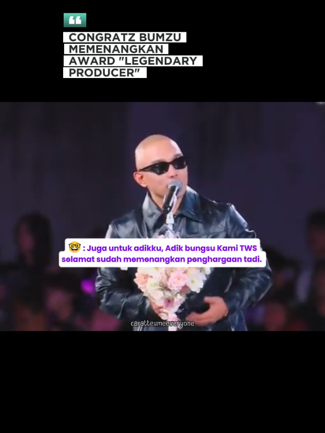 Selamat Bumzu oppa menang penghargaan Legendary Producer you deserve it oppa 😘~~  #bumzu #pledisentertainment #SEVENTEEN #TWS #AAA 