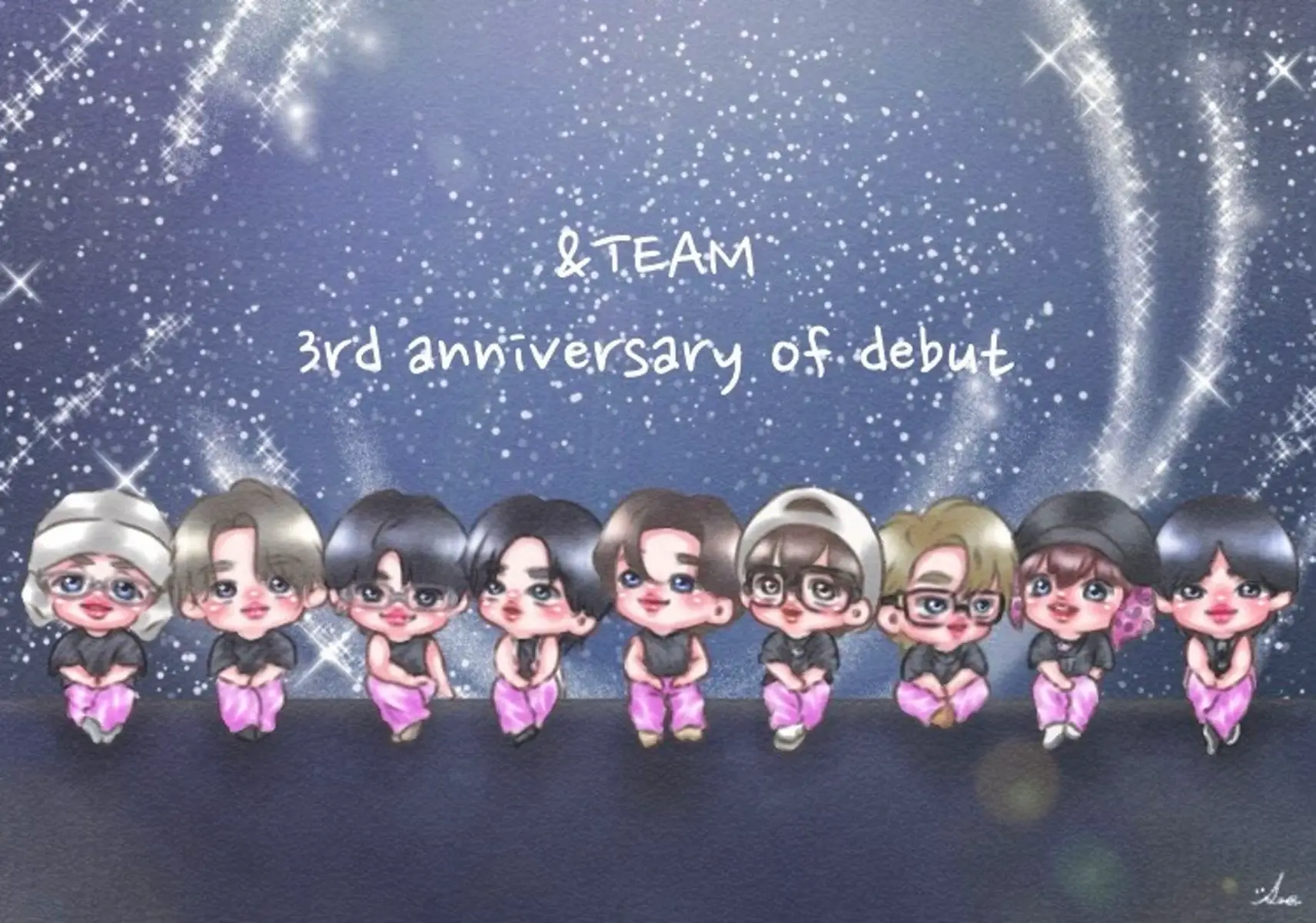 &TEAMデビュー3周年おめでとう🎂🌟❕ 私の毎日にいつもたくさんの