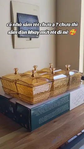 cả nhà sắm tết chưa ạ ? chưa thì sắm dần khay mứt tết đi nè 🥰 #khaydungbanhkeotet #khaymuttet6ngan #samtet2026 #khaymuttet #khaymuttet2026 