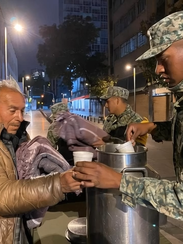 #Entérate   Debido a las bajas temperaturas que se presentan en la Ciudad de México, derivadas de los Sistemas Invernales 2025-2026, el personal del Ejército Mexicano entregó pan, bebidas calientes y cobijas a los afectados, en la alcaldía Cuauhtémoc. Estas acciones forman parte del Plan Dn-III-E y están orientadas a brindar atención inmediata a quienes enfrentan condiciones adversas. #EjércitoMexicano #FuerzaAéreaMx #GuardiaNacional #GuardianesDeLaSoberanía #PlanDNIIIE.