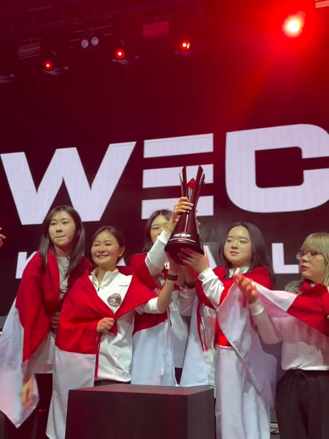 CHAMPIONS🏆MLBB WOMEN INDONESIA 🇮🇩 #champions #mobilelegends #timnasindonesia #iesfwec2025 #iesf2025 #wec2025 #mlbb #mobilelegends_id #mlbbwomen #international #congrats #fypmlbb_indonesia #duniagames #fyppppppppppppppppppppppp 