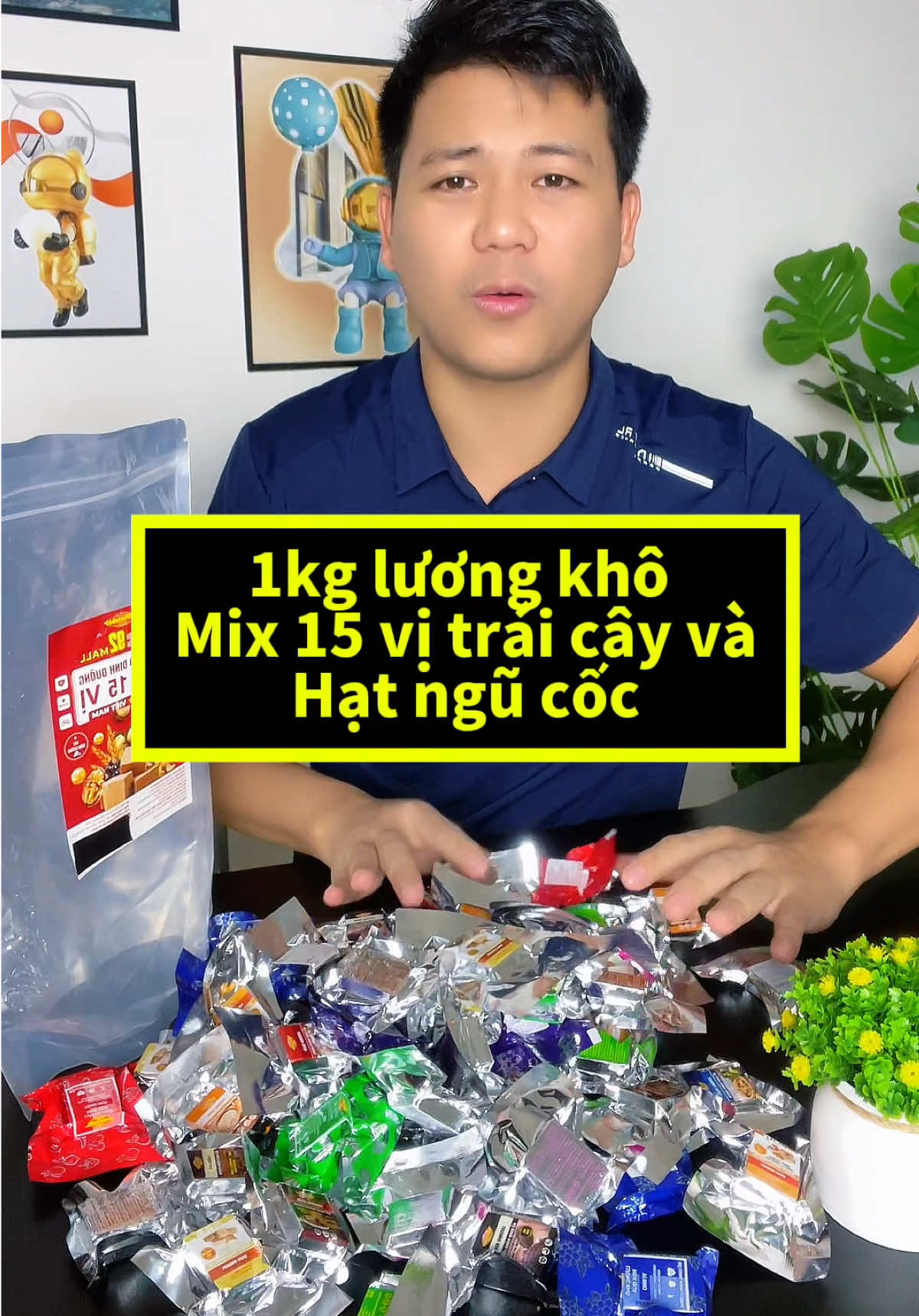 Lương khô mix 15 vị trái cây và hạt ngũ cốc dĩnh dưỡng #luongkhomixvi #anvat #luongkhomix #xuhuong #tiktokshop  @Dũng ơi Dũng 
