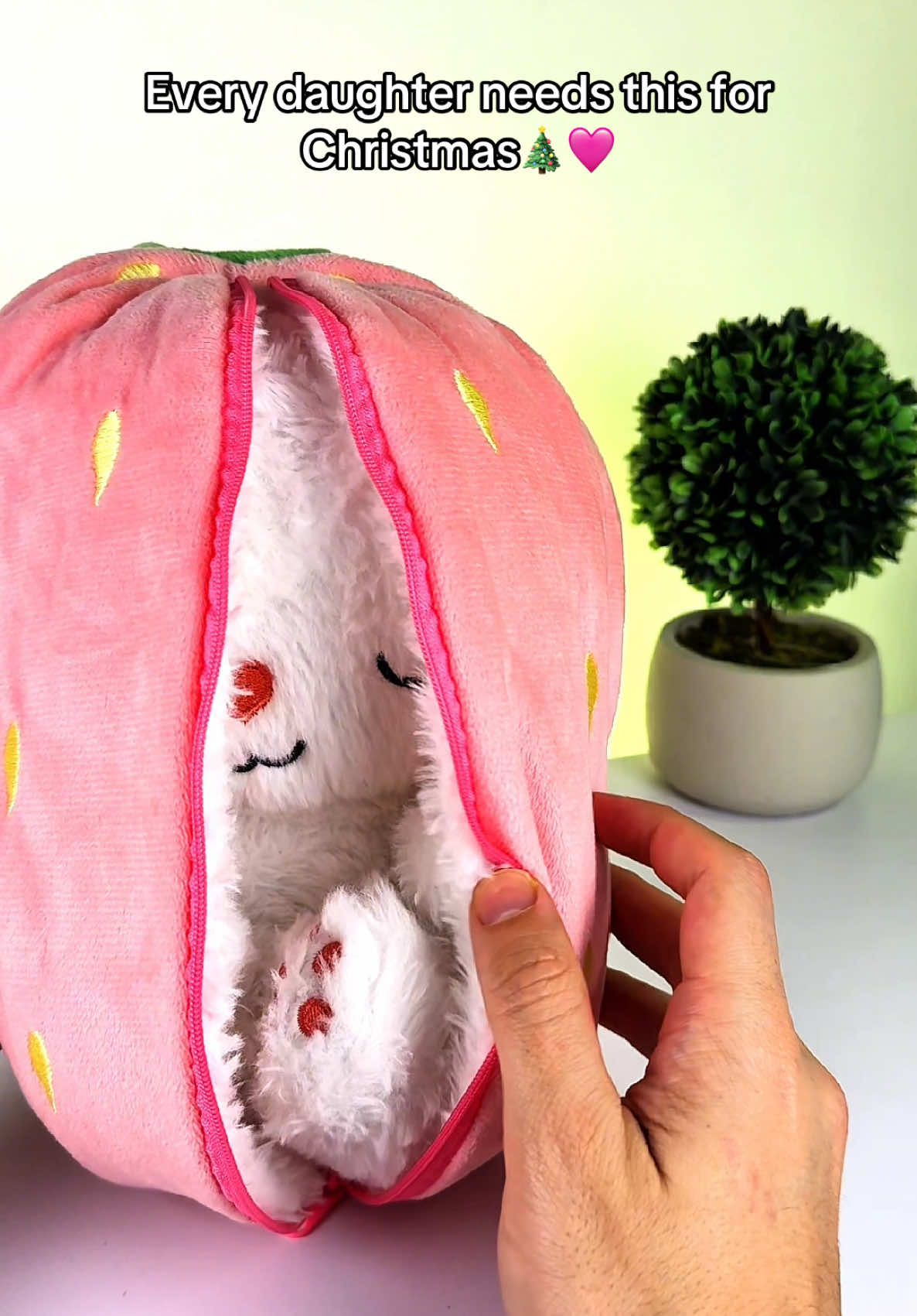 Every girl needs this bunny breathing plush! It’s the perfect gift for kids! 